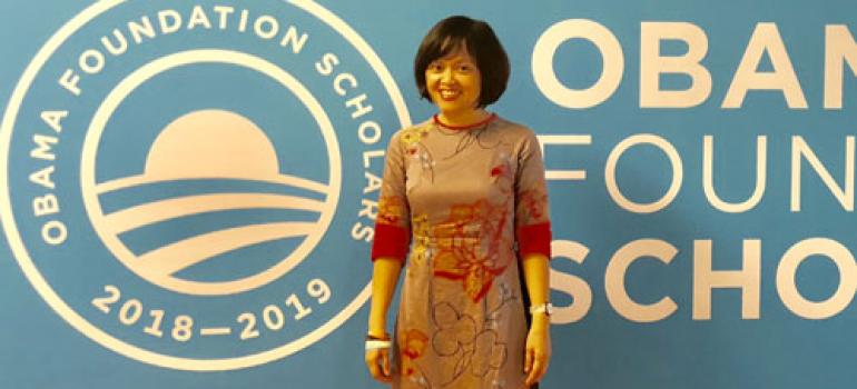 'Anh hùng khí hậu' người Việt nhận học bổng danh giá Quỹ Obama