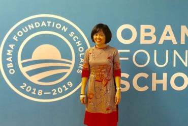 'Anh hùng khí hậu' người Việt nhận học bổng danh giá Quỹ Obama