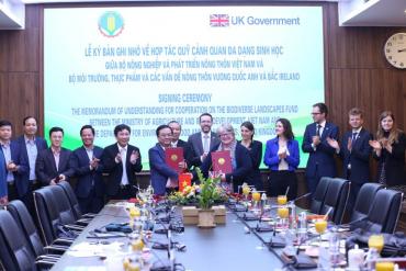 Vương quốc Anh - Việt Nam: Tăng cường hợp tác về môi trường, nông nghiệp, đa dạng sinh học